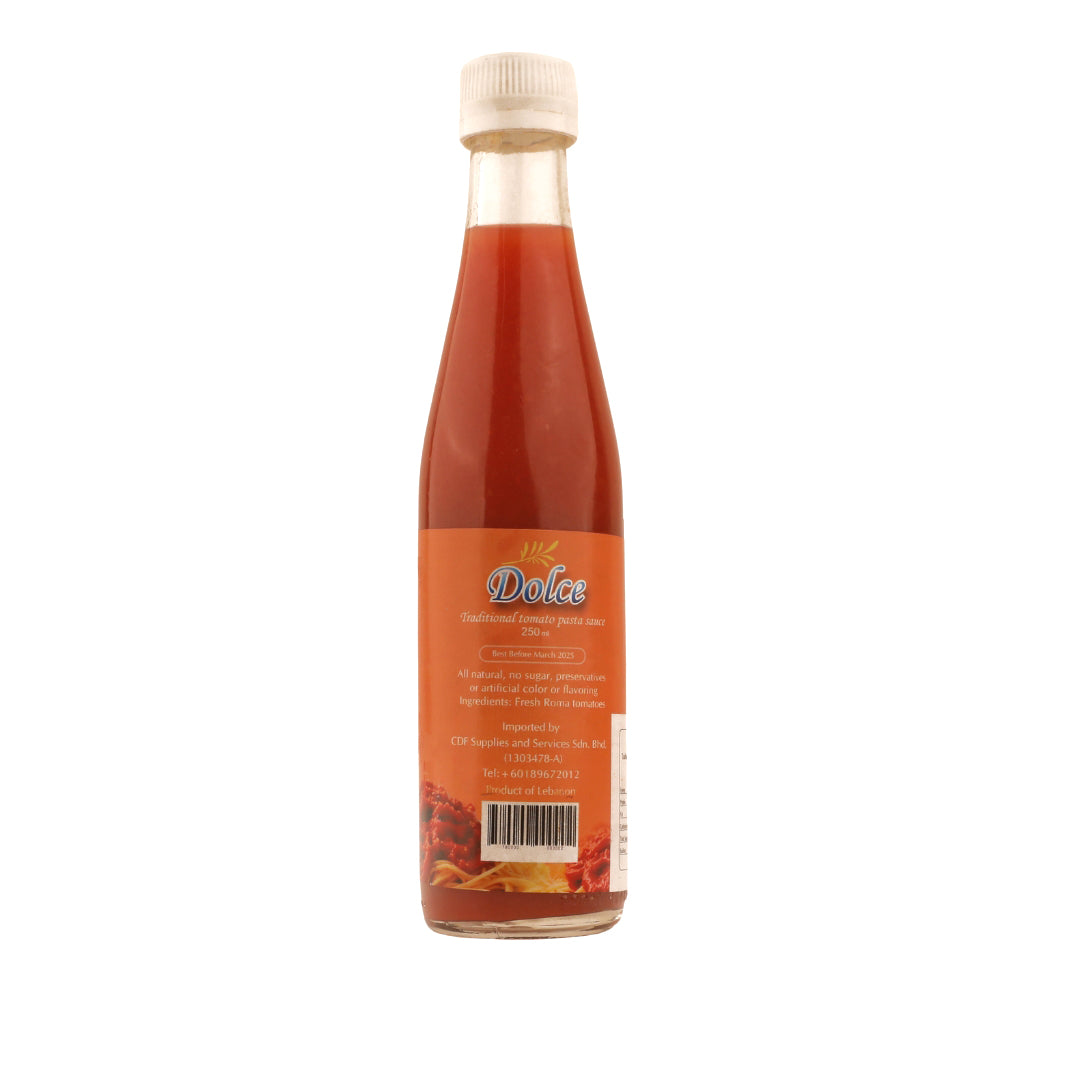 Dolce traditional tomato pasta sauce 250 ml