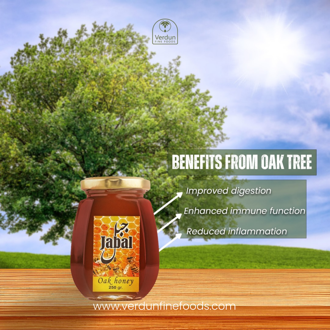 Jabal Oak honey